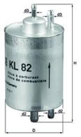 Фільтр палива KL82 MAHLE