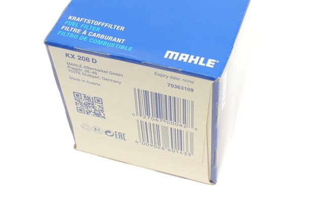 Фільтр-відстійник палива грубої очистки KX208D MAHLE