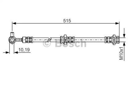 Гальмівний шланг LH6639 DELPHI