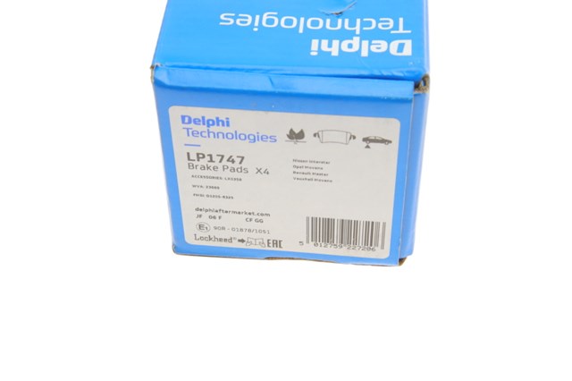 Комплект задніх колодок LP1747 DELPHI