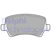Комплект задніх колодок LP2008 DELPHI