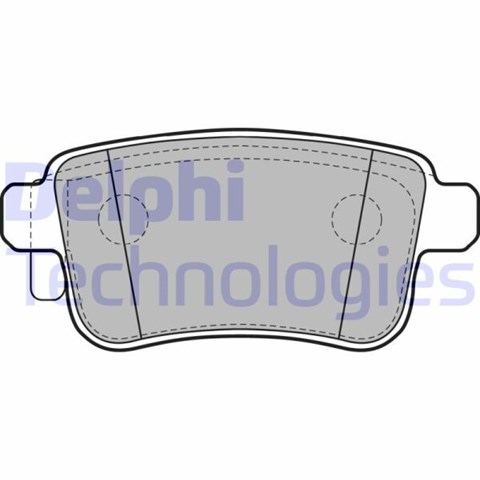 Колодки на гальмо задній дисковий LP2126 DELPHI