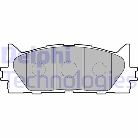Тормозні колодки LP2169 DELPHI