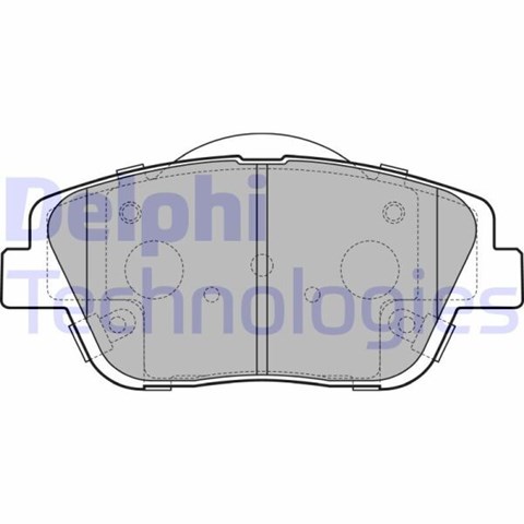Колодки гальмівні передні, дискові LP2688 DELPHI