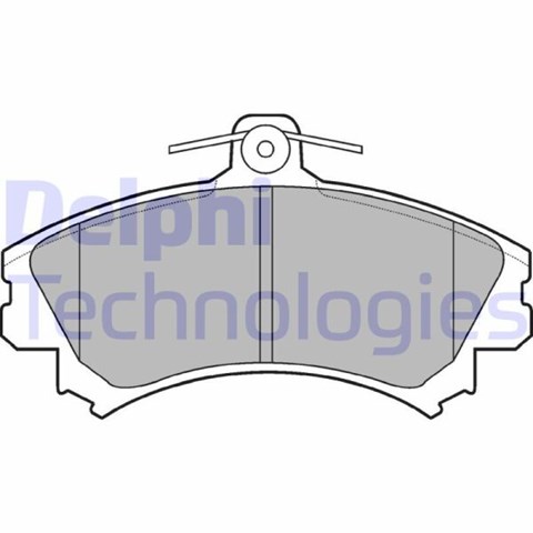 Передні гальмівні колодки LP993 DELPHI