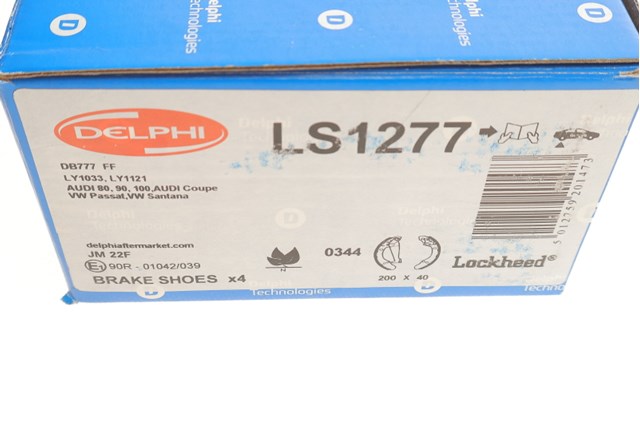 Колодки гальмівні задні, барабанні LS1277 DELPHI
