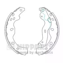 Колодки гальмові задні, барабанні N3508029 NIPPARTS