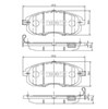 Колодки передні N3601099 NIPPARTS
