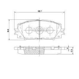 Тормозні колодки N3602127 NIPPARTS