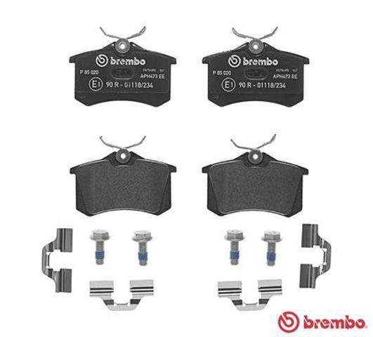 Задні дискові колодки P85020 BREMBO