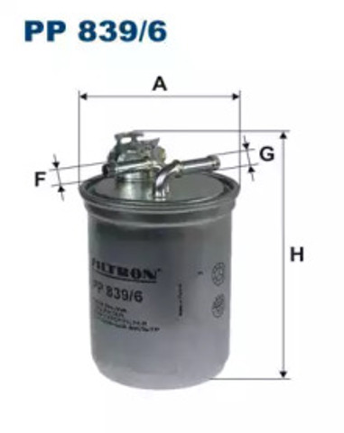 Фільтр тонкого очищення палива PP8396 FILTRON