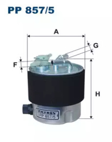 Фільтр паливний PP8575 FILTRON