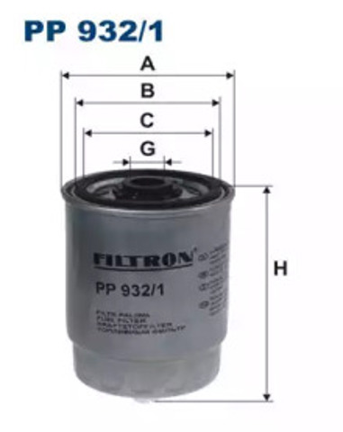 Фільтр паливний PP9321 FILTRON