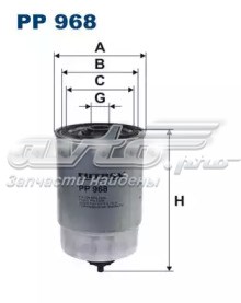 Фільтр палива PP968 FILTRON
