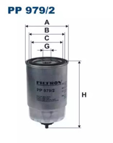 Фільтр тонкого очищення палива PP9792 FILTRON