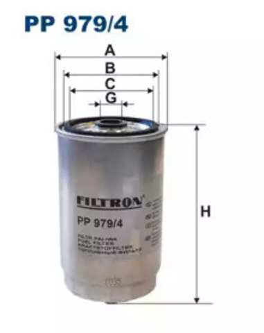 Фільтр тонкого очищення палива PP9794 FILTRON