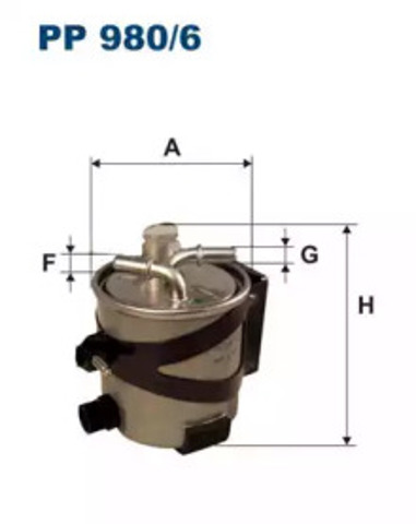 Фільтр палива PP9806 FILTRON