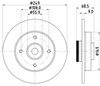 Диск гальмівний задній PRD5286B PROTECHNIC