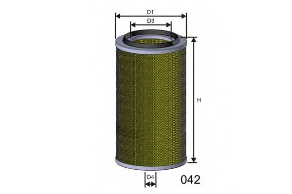 Фільтр повітряний R905 MISFAT