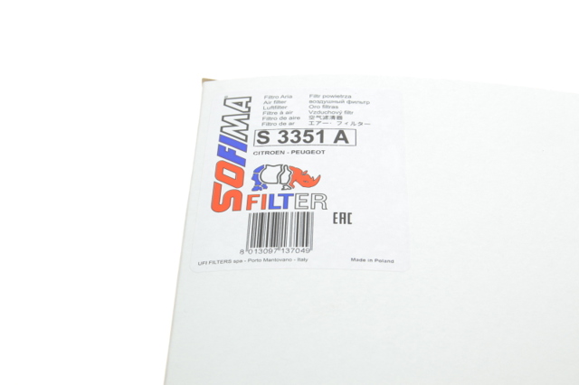Фільтр повітряний S3351A SOFIMA