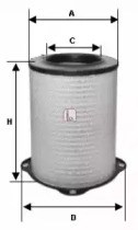 Фільтр повітряний S7587A SOFIMA