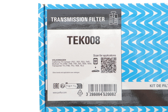Фільтр коробки автомат TEK008 PURFLUX