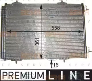 Трубопроводи і радіатор кондиціонера TSP0225642 DELPHI