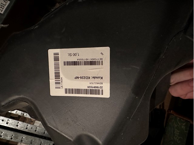 Бачок омивача лобового скла A2218691020 MERCEDES