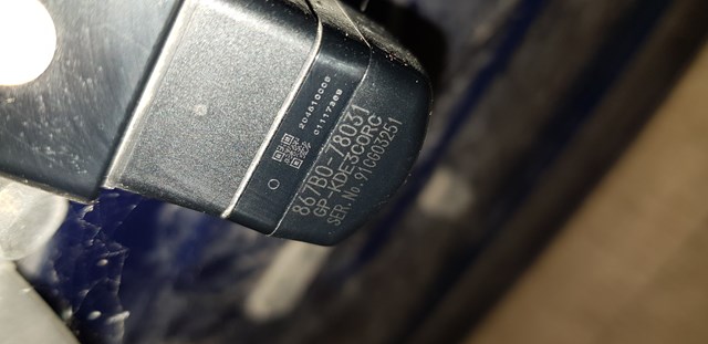 Камера системи забезпечення видимості 867B078031 TOYOTA