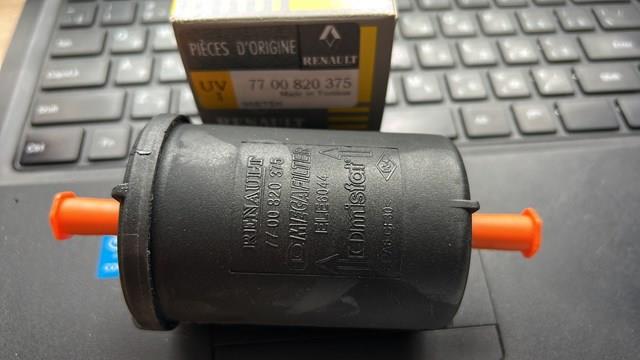 Фільтр паливa renault megane 1.4-2.0 16v/twingo 1.2 93- 7700820375