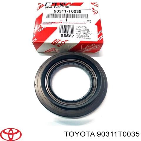 Сальник піввісі переднього моста, правою 90311T0035 TOYOTA