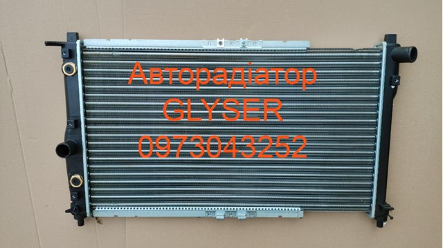 Asam daewoo радіатор системи охолодження lanos (без кондиціонера) 96181369