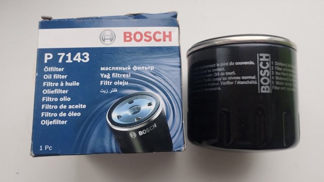 Масляний фільтр двигуна F026407143 BOSCH
