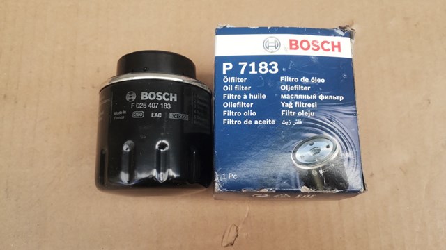 Фільтр масляний F026407183 BOSCH