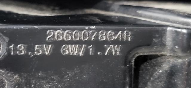 Фара денного світла, права 266007864R RENAULT