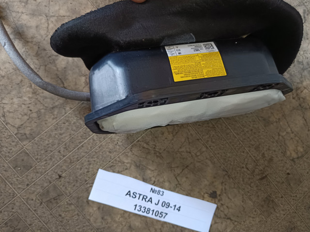 Подушка безпеки, пасажирська, AIRBAG 13381057 OPEL