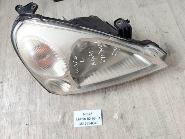 Фара основна права 3512054G40 SUZUKI