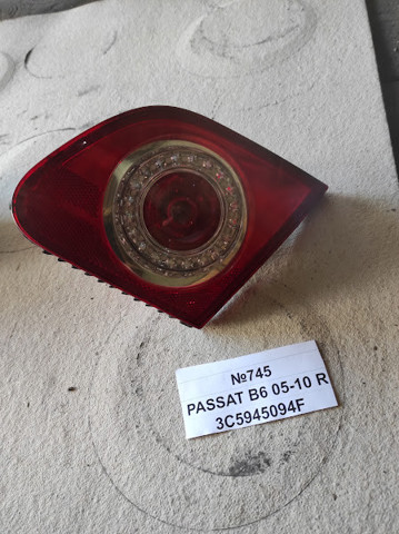 Ліхтар задній правий, внутрішній 3C5945094F VAG
