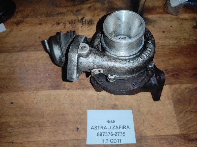 Турбокомпресор 8973762735 OPEL