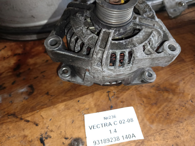 №236 генератор 93189238 140a для opel vectra c 1.4 02-08