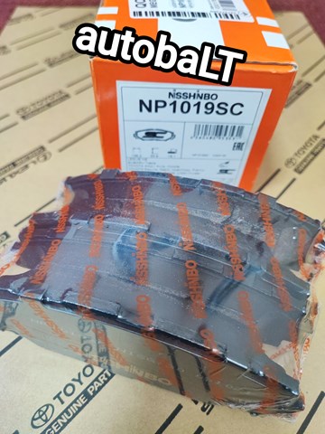 Колодки гальмівні передні, дискові NP1019SC NISSHINBO