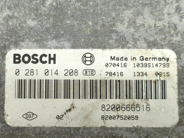 Модуль управління двигуном 0281014208 BOSCH
