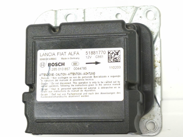 Модуль-процесор управління подушки безпеки 0285010547 BOSCH