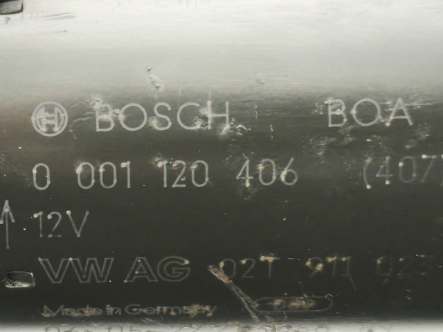 Стартер автомобільний 02T911023R VAG