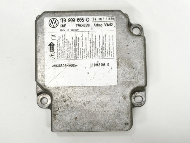 Блок управління airbag 1T0909605C VAG