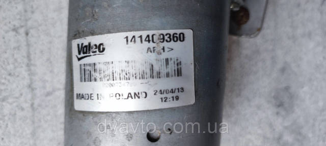 Мотор склоочисника скла (трапеції) 288100236R RENAULT