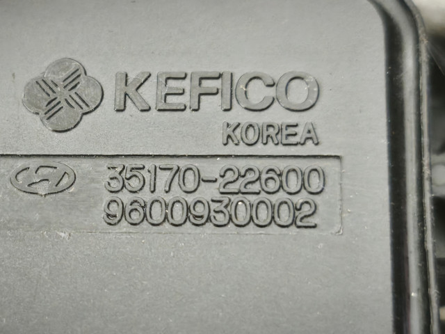 Заслінка повітряна 3510022610 HYUNDAI