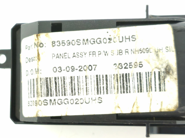 Кнопка вмикання двигуна склопідіймача передня права 35760SMGE02 HONDA