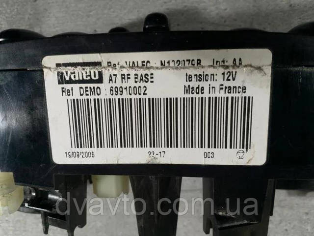 Механізм управління кондиціонером 6451TK PEUGEOT