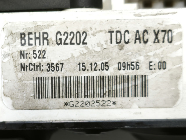 Блок управління режимів опалення / кондиціонування 7701061583 RENAULT
